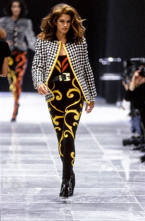 1991 versace show|Versace fall 1991 dresses.